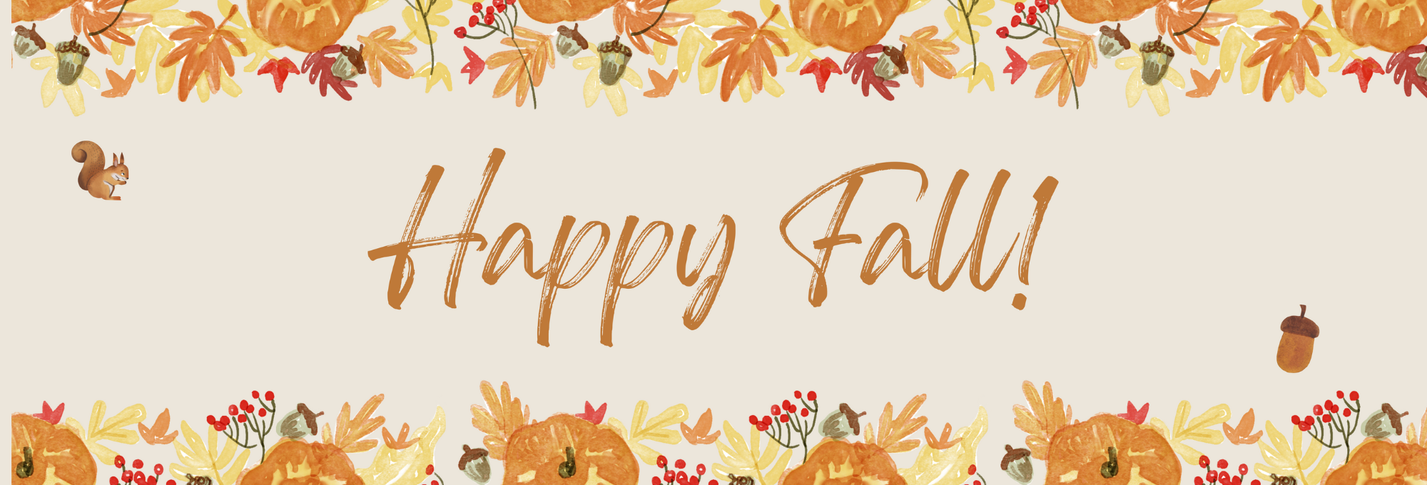 fall banner