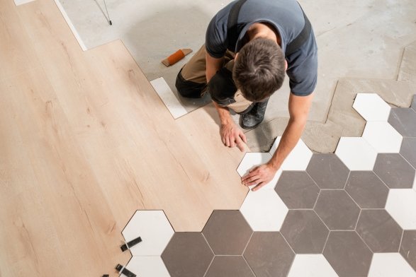 Flooring installation services in Prince George